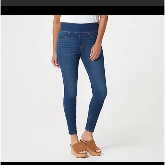 LOGO by Lori Goldstein Blue Women's Jeans - Picture 1 of 10